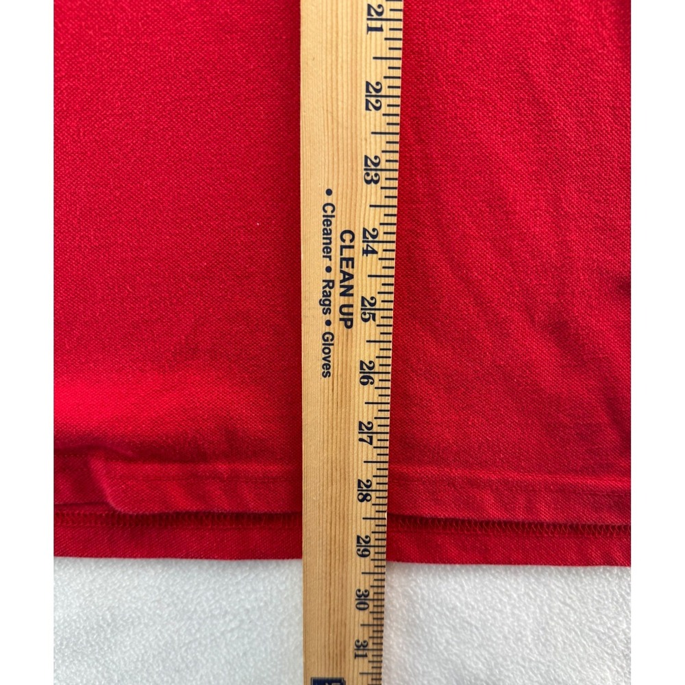 Polo Ralph Lauren Men Long Sleeve Red Classic Fit Polo Shirt XL - Picture 9 of 13